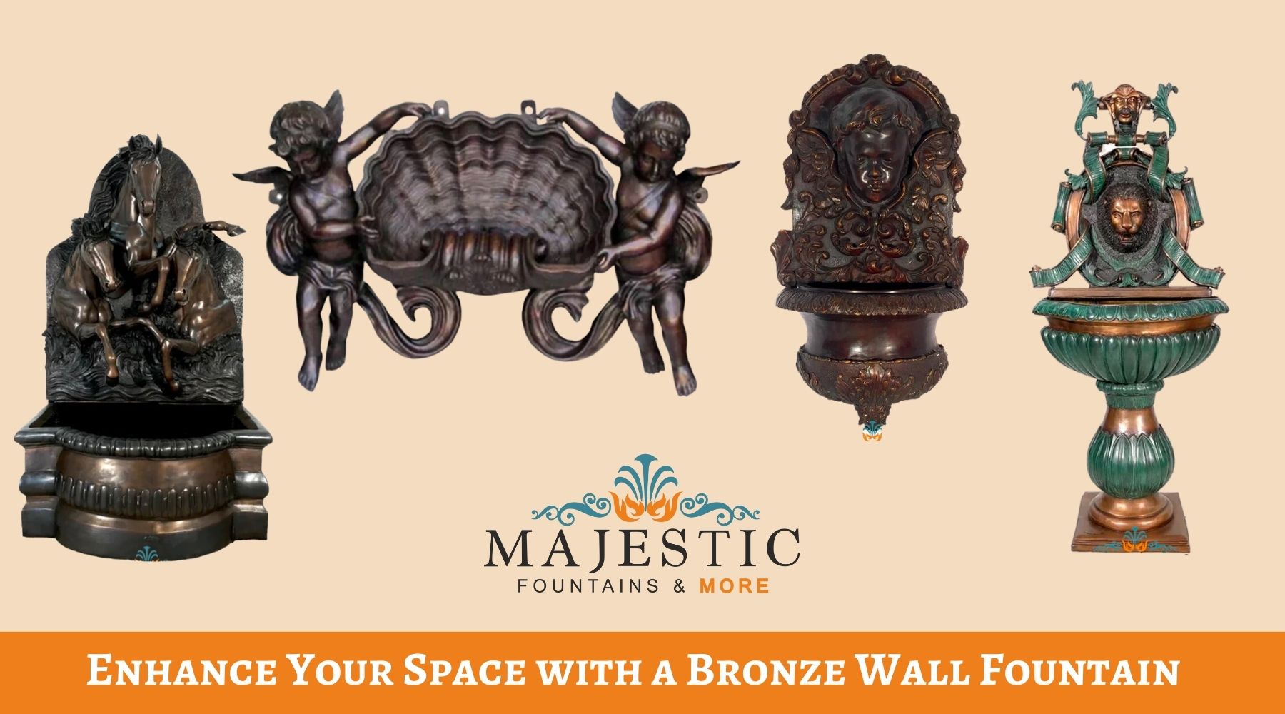 Enhance Your Space with a Bronze Wall Fountain