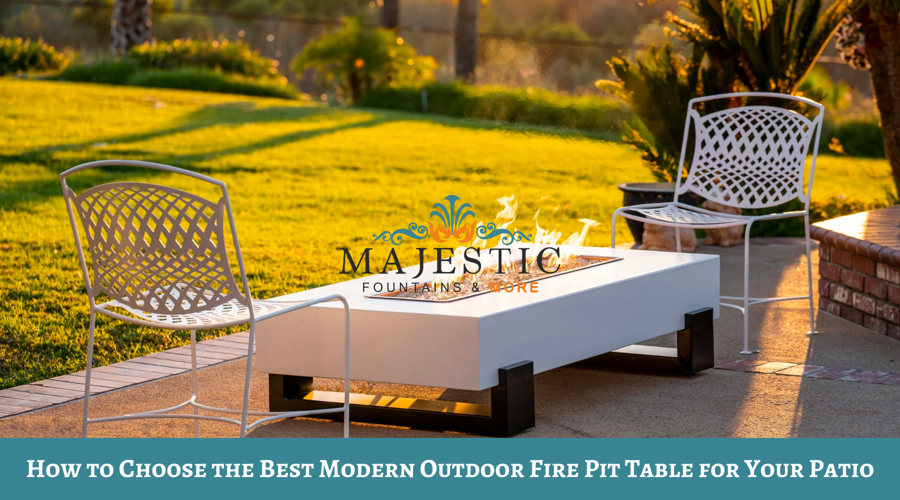 How to Choose the Best Modern Outdoor Fire Pit Table for Your Patio