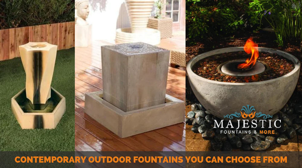 Top 10 Contemporary Outdoor Fountains You Can Choose From