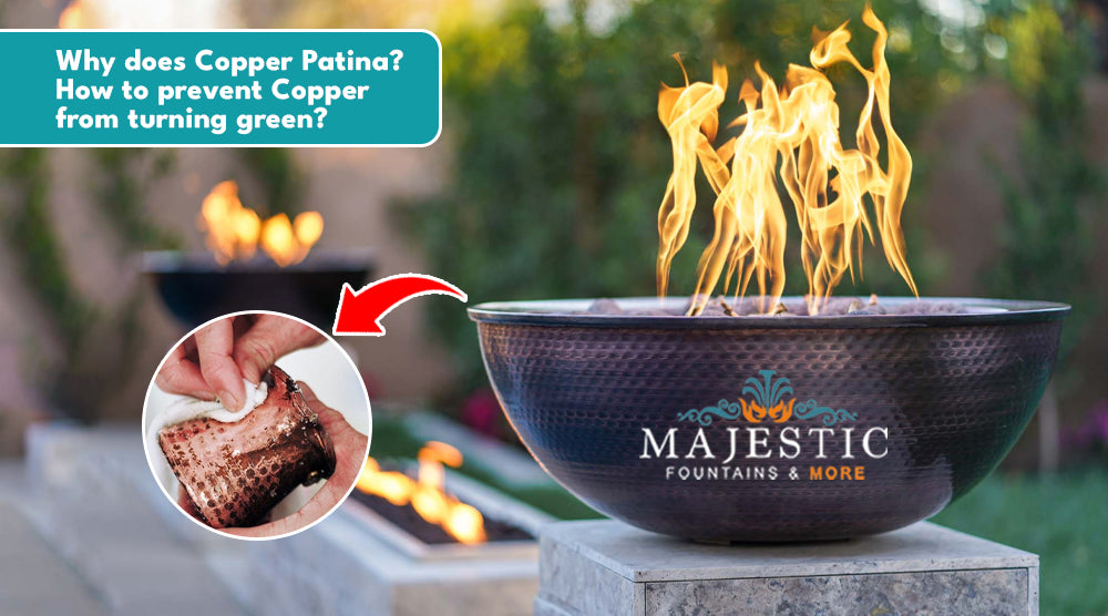 Why does Copper Patina? How to prevent Copper from turning green? - Majestic Fountains and More