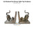 Cat Bookend Set Bronze Table Top Sculpture - Majestic Fountains & More