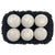 Cottage White Lite Stone Fire Balls - Set of 6 - Majestic Fountains and More