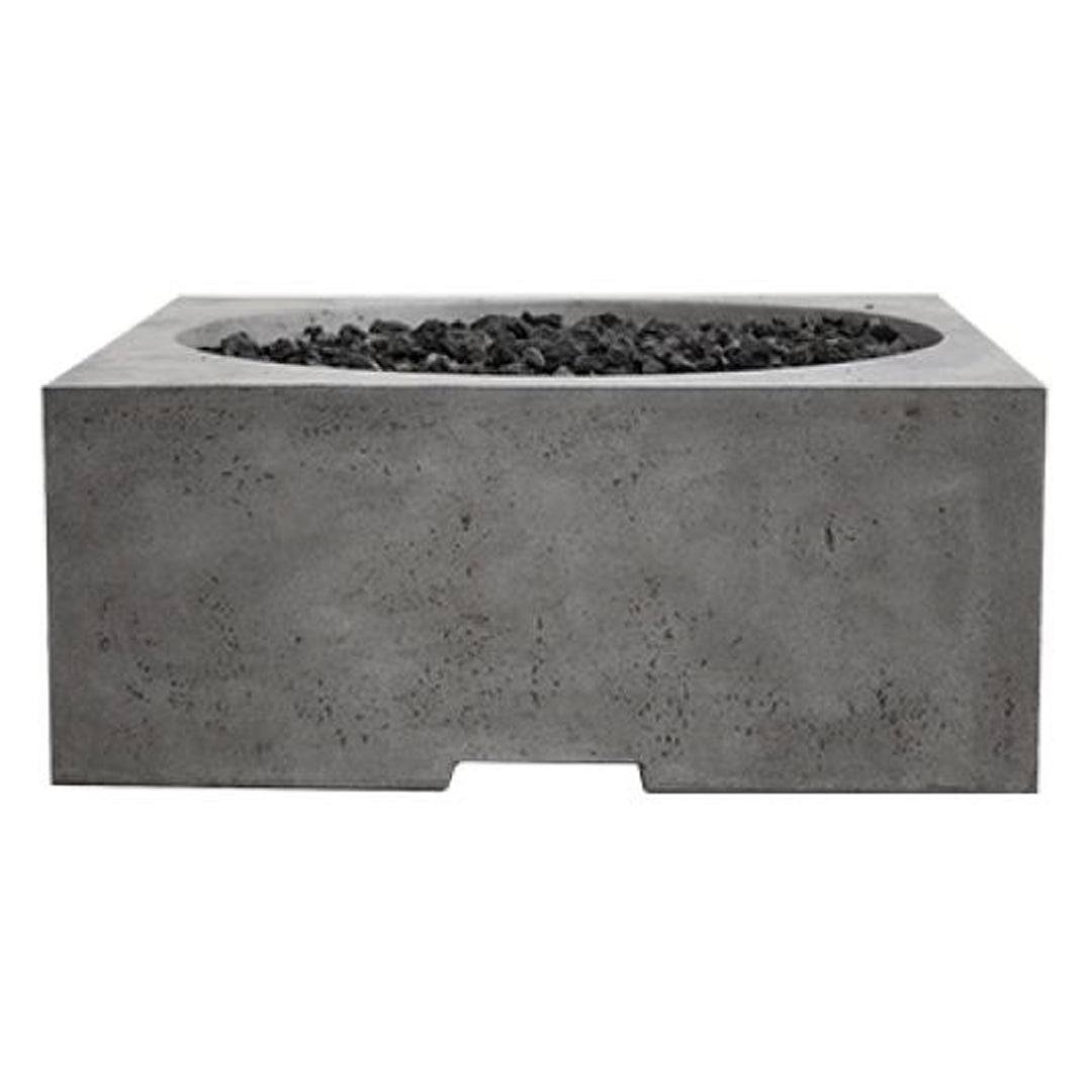 Piazza Fire Table in GFRC Concrete by Prism Hardscapes - Majestic Fountains and More