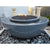 Serene 360 Spill Fire and Water Bowl Fountain Kit in GFRC Concrete