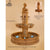 Beaumont Cast Stone Outdoor Courtyard Fountain With Pond - With choice of Rustic Iron or Bronze Spouts - Majestic Fountains
