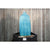 Glass Blue Narrow top - Closed Top Single Vase Complete Fountain Kit - Majestic Fountains