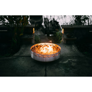 Fire Surfer by Fire Pit Art - Majestic Fountains