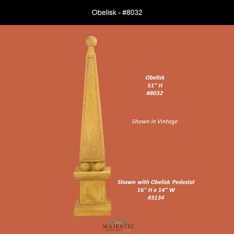 8032-Obelisk-set of two-Majestic Fountains and More