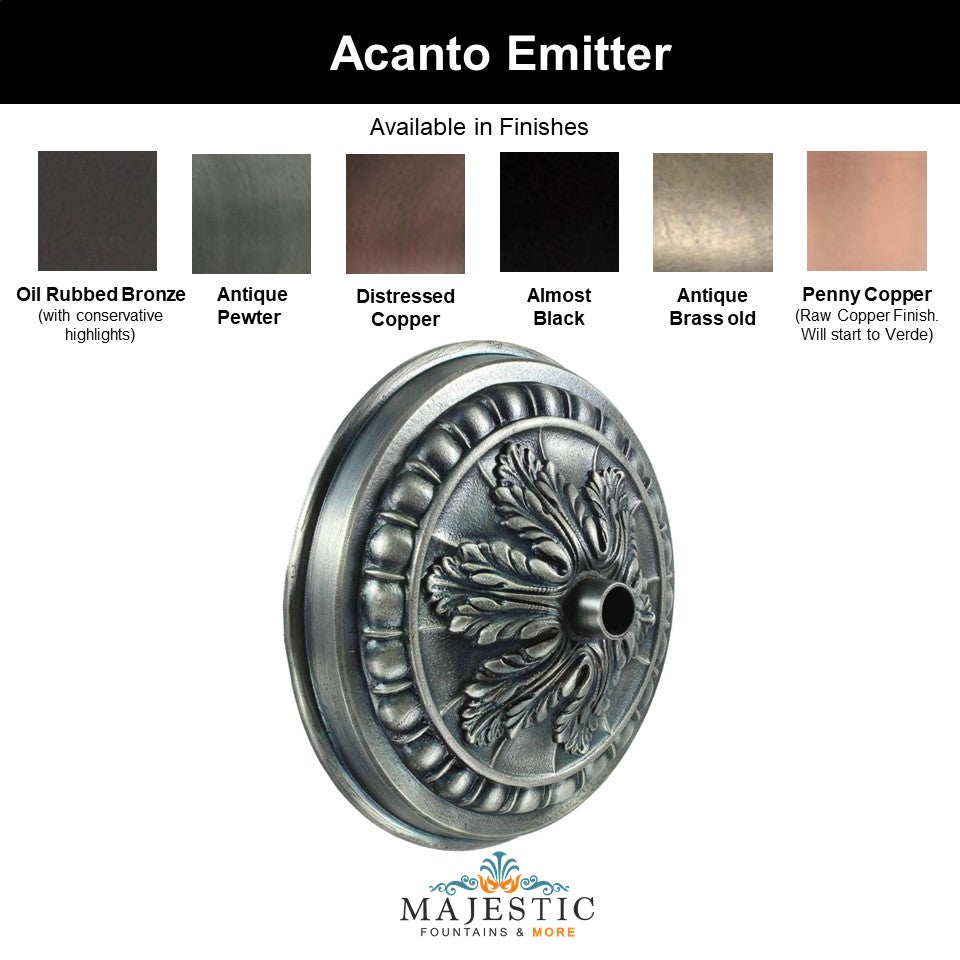 Acanto Emitter - Majestic Fountains