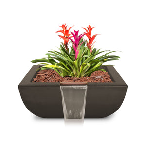 TOP Fires Avalon Planter & Water Bowl in GFRC Concrete by The Outdoor Plus - Majestic Fountains