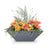 TOP Fires Maya Powder Coated Metal Planter & Water Bowl by The Outdoor Plus - Majestic Fountains