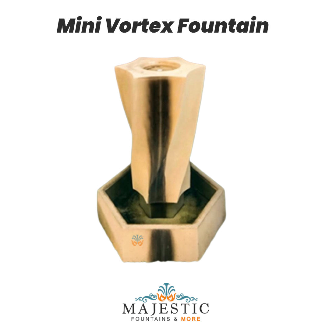 Mini Vortex Fountain -Outdoor Fountain - Majestic Fountains