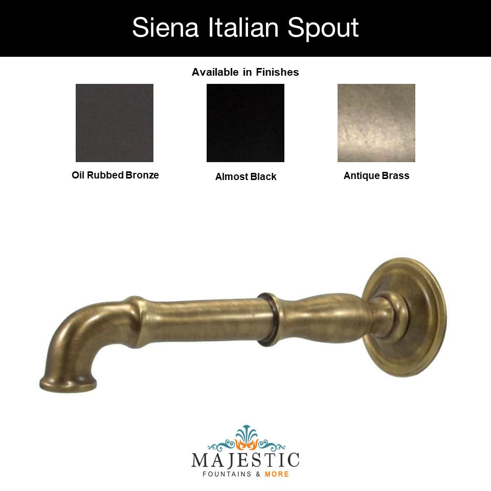 Siena Spout - Majestic Fountains & More