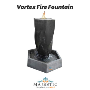 Vortex Fire Fountain - Majestic Fountains and 