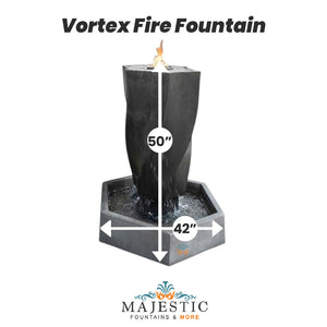 Vortex Fire Fountain - Majestic Fountains and 