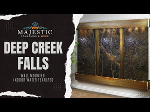 Adagio Deep Creek Falls 69"H x 91"W - Indoor Wall Fountain