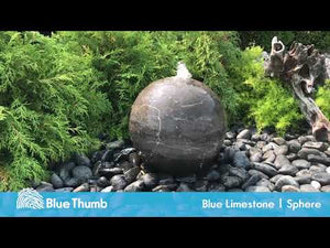 Blue Limestone Sphere Fountain DIY Kit - Choose from  multiple sizes