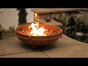 Emperor Wood Burning and Gas Fire Pit - by Fire Pit Art