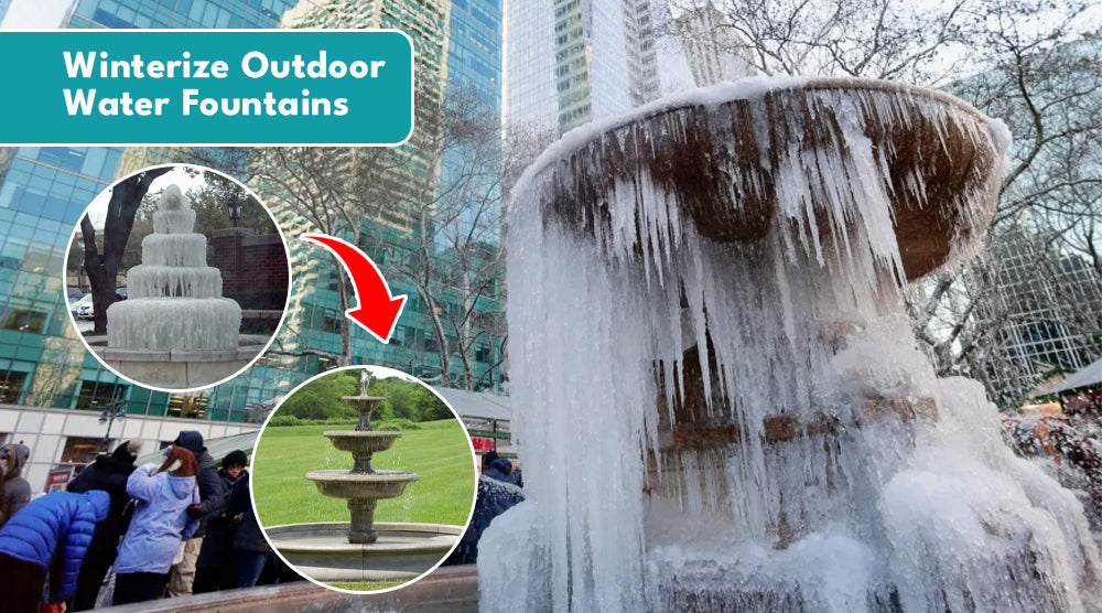 3 Most Important Tips To Winterize Outdoor Water Fountains