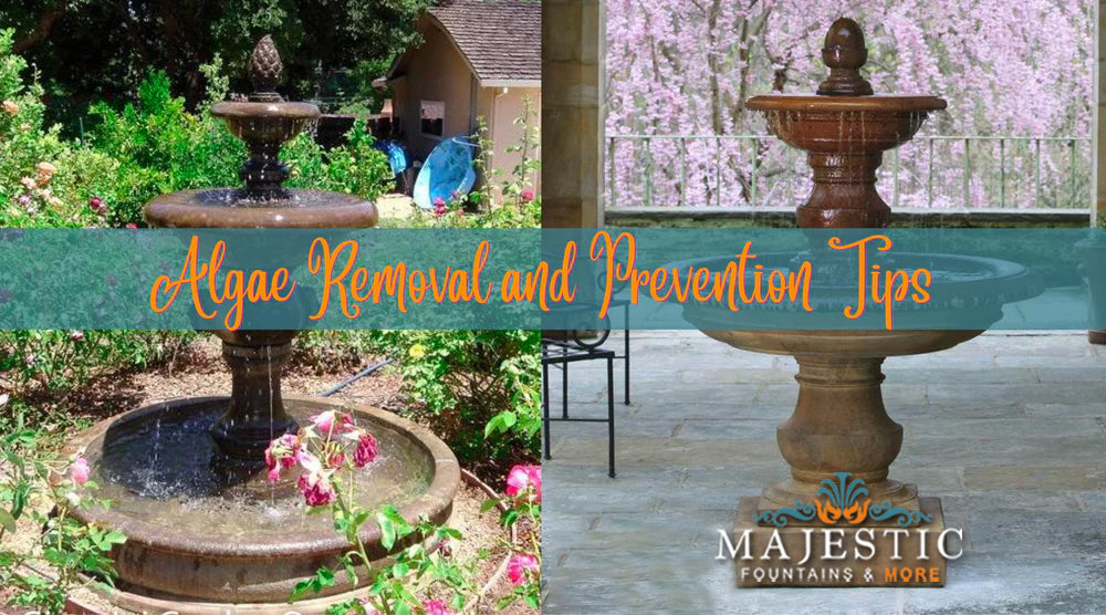 Algae Removal and Prevention Tips for Your Outdoor Fountain
