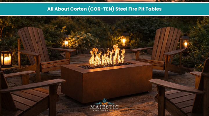 All About Corten (COR-TEN) Steel Fire Pit Tables