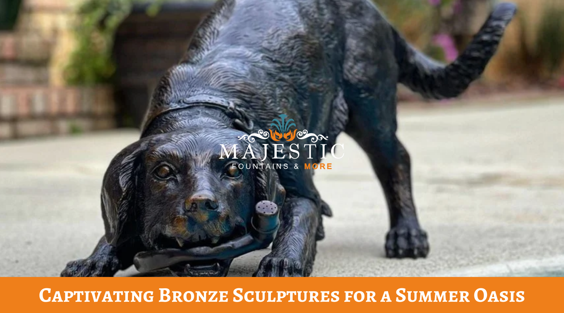 Captivating Bronze Sculptures for a Summer Oasis