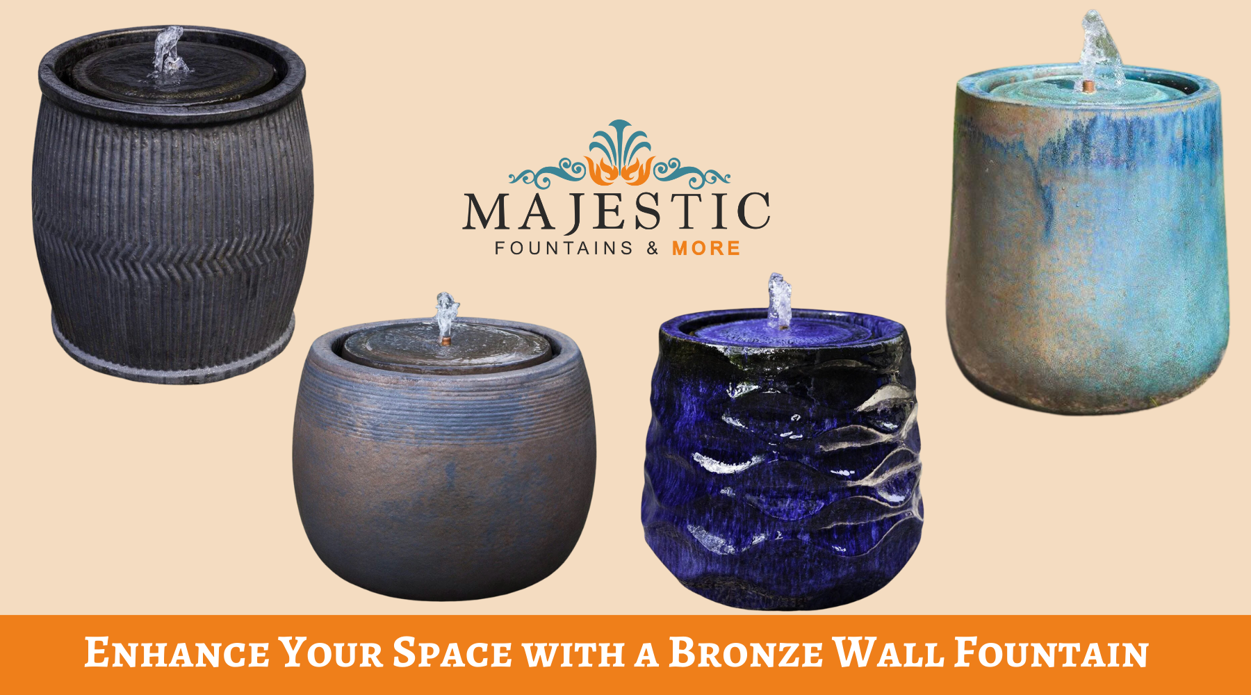 Discover The Art Of Outdoor Design With Glazed Terra Cotta Vase Fountains
