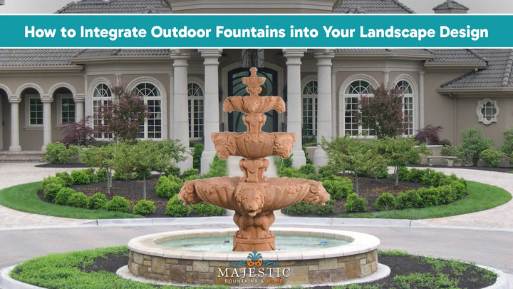 How to Integrate Outdoor Fountain into Your Landscape Design - Majestic Fountains
