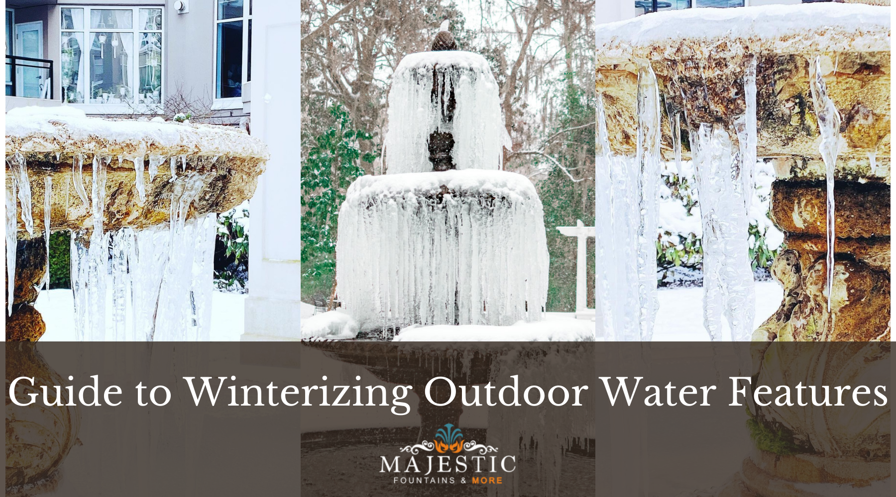 User Guide to Winterize Outdoor Water Features