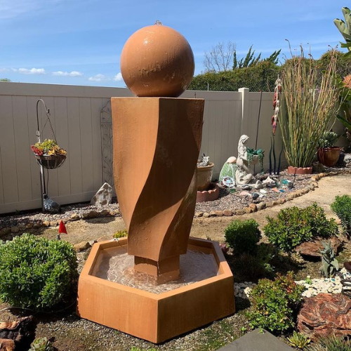 Outdoor Fountains with Sphere