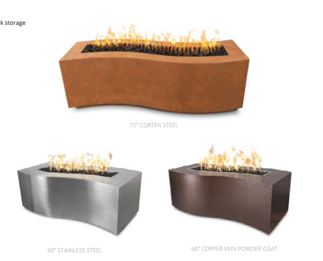 Fire Tables - By Material