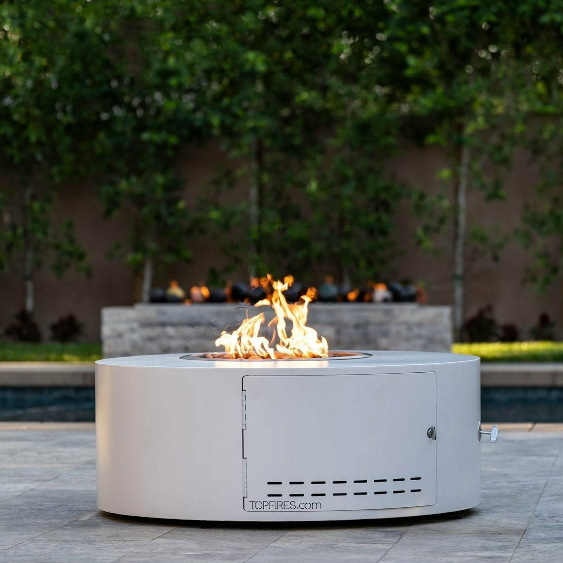 Fire Tables with LP Tank Storage - Majestic Fountains and More