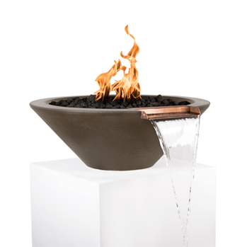 Fire and Water Bowls - GFRC Concrete at Majestic Fountains and More