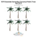 Seaside Serenity Coconut Palm Tree Triple Set - Majestic Fountains