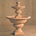 2-Tier Formal Garden Fountain in Cast Stone - Fiore Stone 2072-F - Majestic Fountains and More