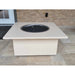 TessaRai 2 PC Square Fire Pit Table - Majestic Fountains and More
