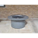 34 Round Two-Piece Fire Pit Table - Majestic Fountains