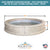 Easy Basin - Poly Basin with Set of 6 Cast-Stone Coping Caps-1317-Majestic Fountains and More