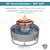 60" Round Olympian - 360 Spill Cazo  Fire & Water Bowl in Copper by The Outdoor Plus