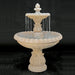 2 Tier International Fountain in Cast Stone - Fiore Stone LG153-F - Majestic Fountains and More