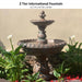 2 Tier International Fountain in Cast Stone - LG153-F - Majestic Fountains and More