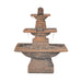 3-Tier Quadrate Fountain in Cast Stone - Fiore Stone 2066-FT3 - Majestic Fountains