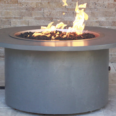 34 Round Two-Piece Fire Pit Table - Majestic Fountains