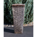 Faded Wood Waves - Closed Top Single Vase Complete Fountain Kit - Majestic Fountains