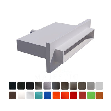 3  Rectangular Scupper thru wall Short - Majestic Fountains