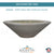 Geo Round Fire Table in GFRC Concrete - Majestic Fountains