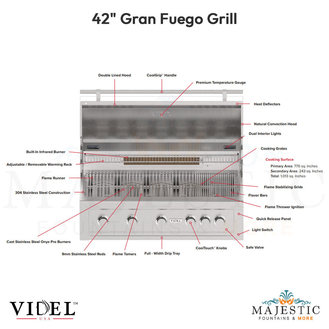 42 Gran Fuego Grill - Majestic Fountains