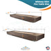 Midway Slim Rectangle Fire Table in GFRC Concrete - Majestic Fountains and More