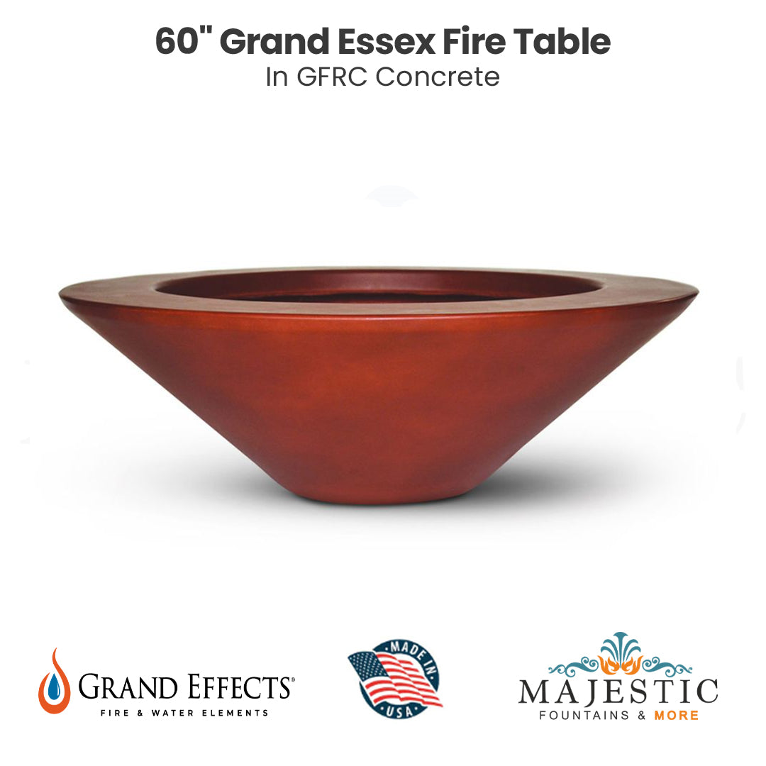 60 Grand Essex Fire Table - Majestic Fountains