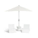 8.5' Square Signature 360° Tilt Umbrella - Majestic Fountains